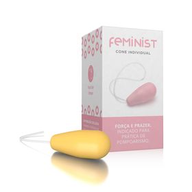 Cone para Pompoarismo Feminist Amarelo - 32 g | Outlet