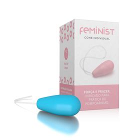 Cone para Pompoarismo Feminist Azul - 70 g | Outlet
