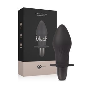 Cápsula Vibratória Multivelocidade Recarregável Go Vibe Black | Outlet