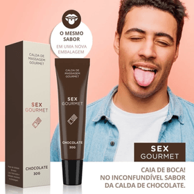 Gel Comestível Sex Gourmet Sabor Chocolate 30g